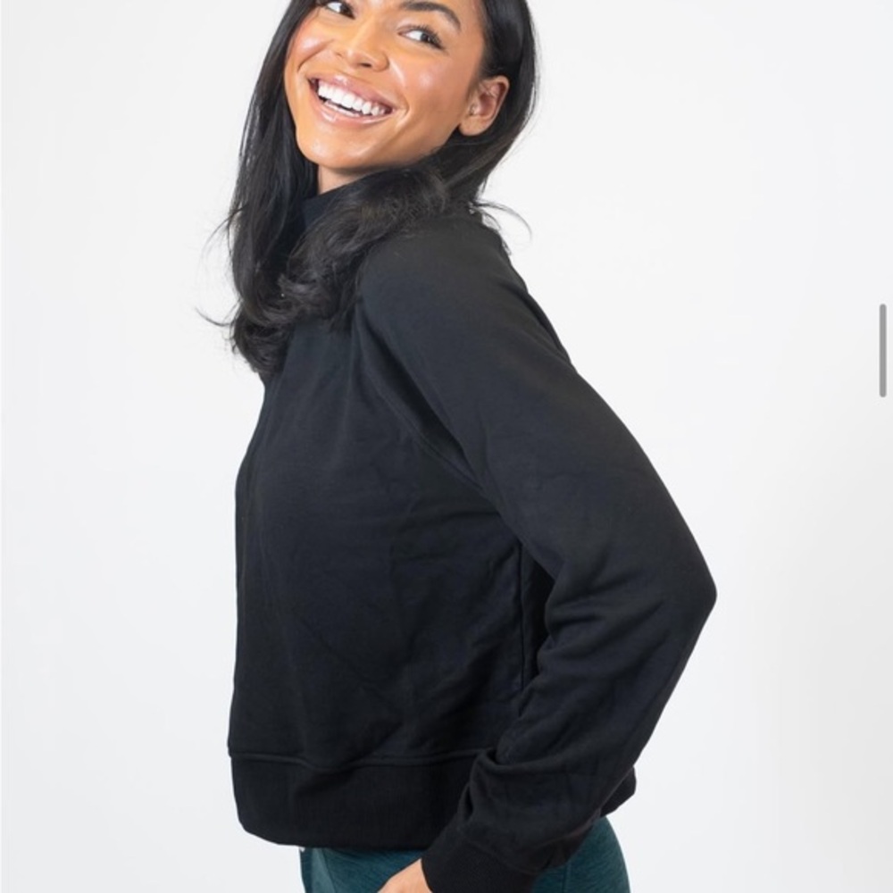 Senita Miranda Mock Neck Sweatshirt